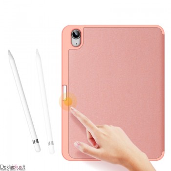 Dux Ducis domo serijos atverčiamas dėklas - rūžavas (Apple Ipad 10.9 (2022)-Ipad 11 (2025)